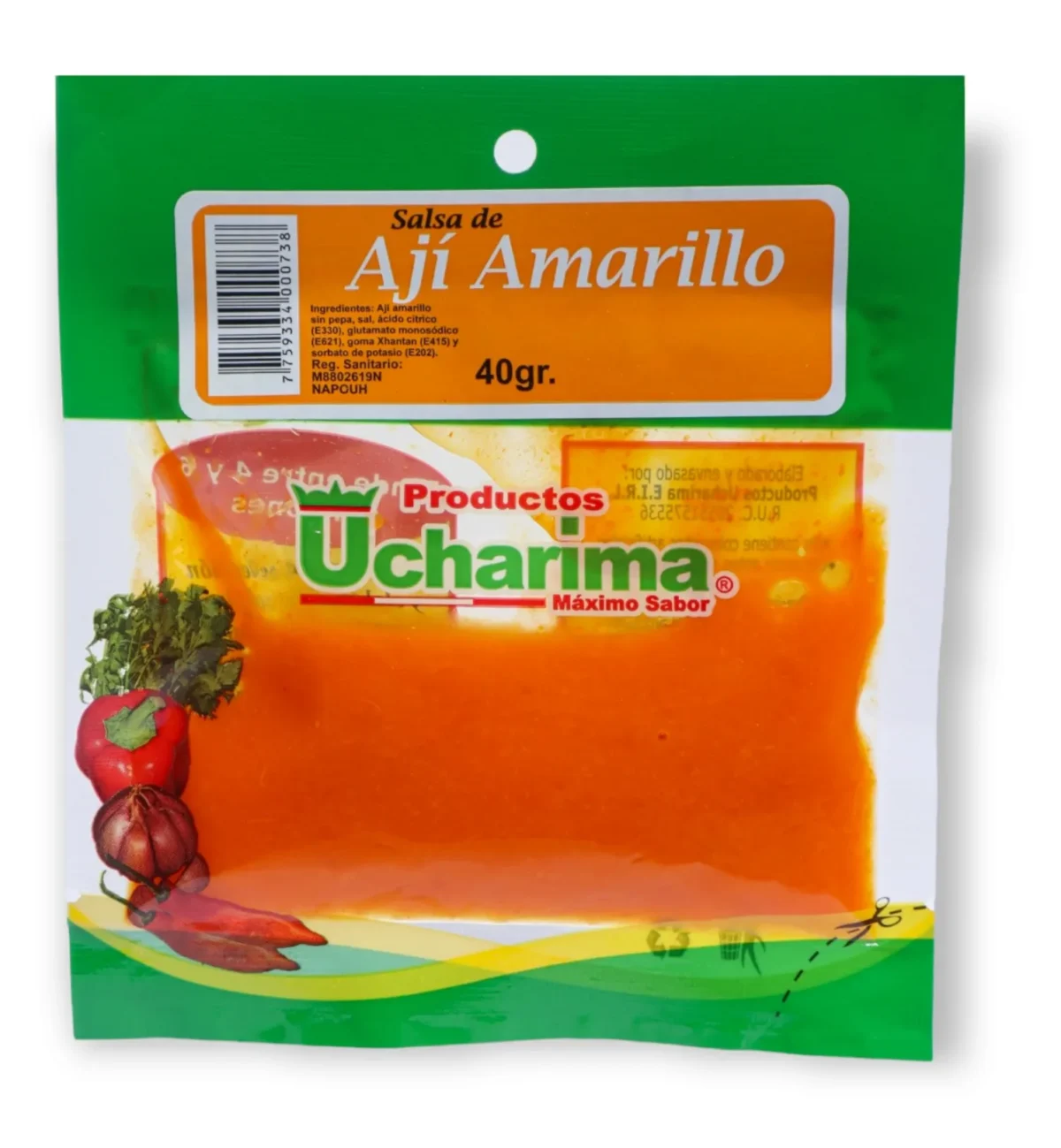 Ají amarillo Molido Ucharima 40gr - Imagen 1