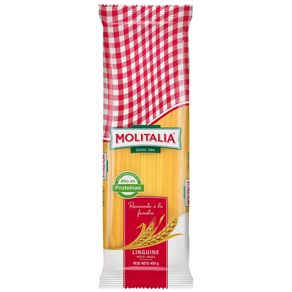 Fideos-Linguine-MOLITALIA-Bolsa-450g.webp Fideos Linguine Molitalia Bolsa 450g - Imagen 1