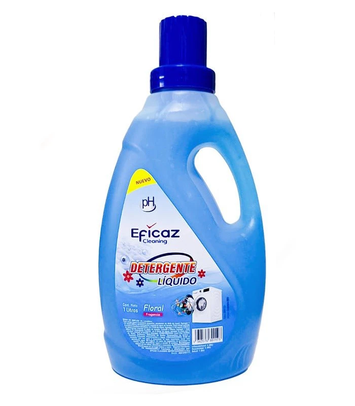 detergente-florar-1lt.webp Detergente Líquido Eficaz 1lt - Aroma Floral - Imagen 1