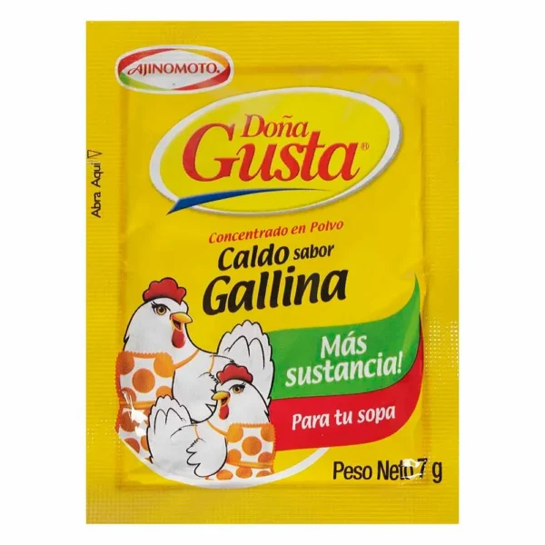 Caldo de Gallina Doña Gusta Sobre 7g x 3 Und