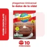 Pudín UNIVERSAL Sabor a Chocolate Bolsa 100g - Imagen 2
